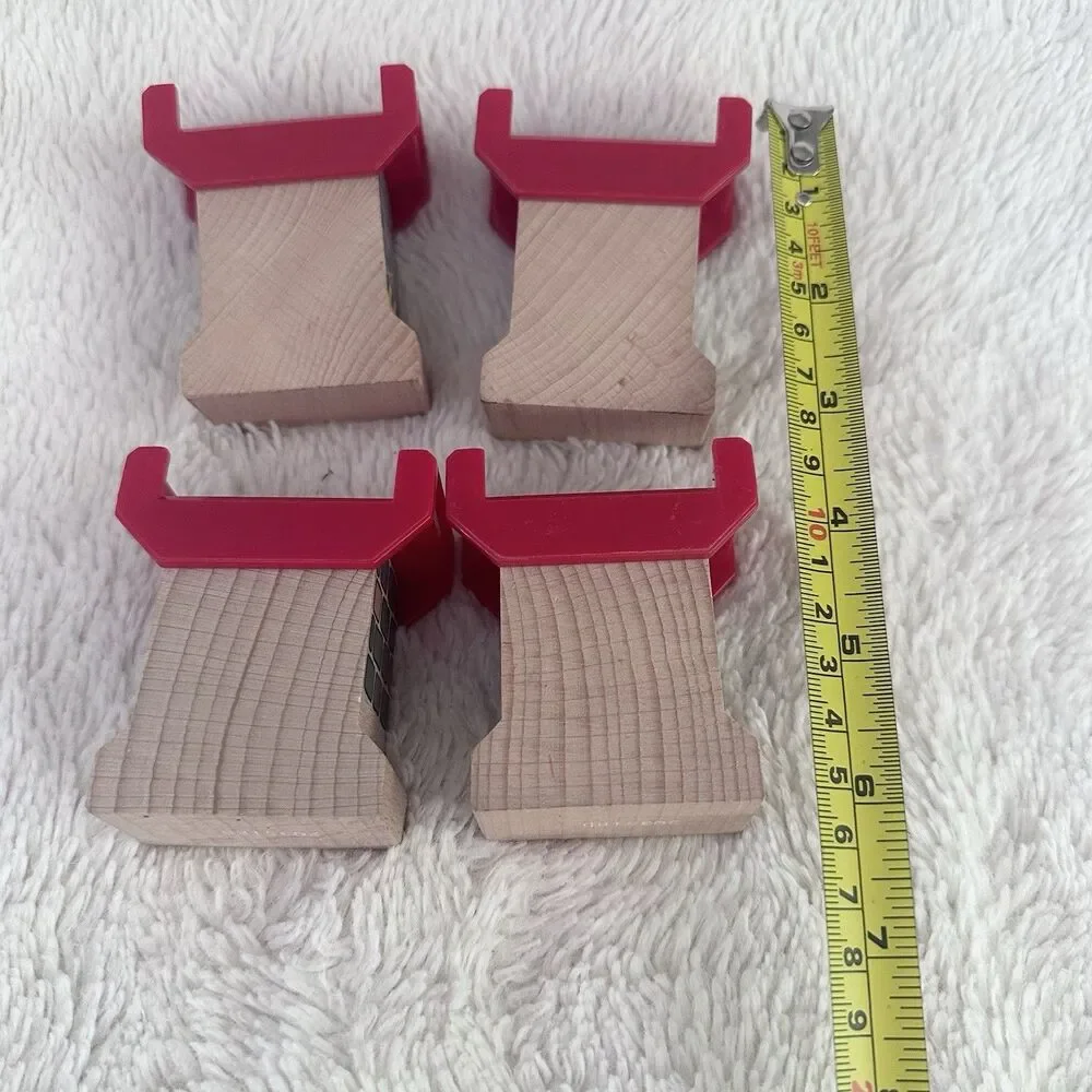 BRIO Wooden Railway Lot of 4 Super Supports for Elevated Tracks